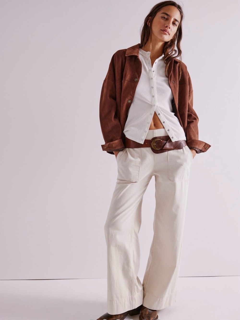 We The Free Breezy Denim Pull-On Jeans